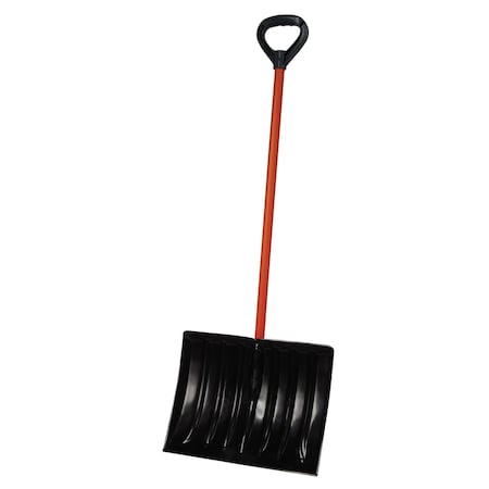 Emsco Group Value 18in Snow Shovel, Metal Handle 1195-1